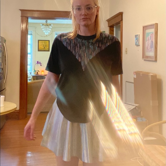 Holographic skater skirt bell skirt circle - Picture 9 of 9
